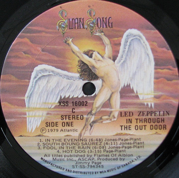 Led Zeppelin : In Through The Out Door (LP, Album, "A")