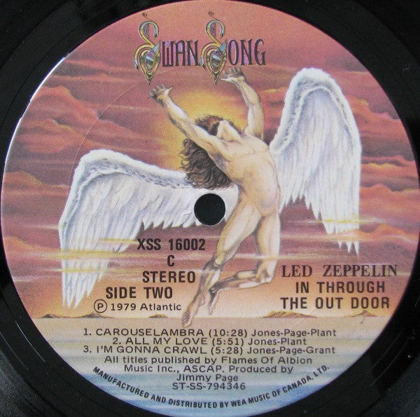 Led Zeppelin : In Through The Out Door (LP, Album, "A")