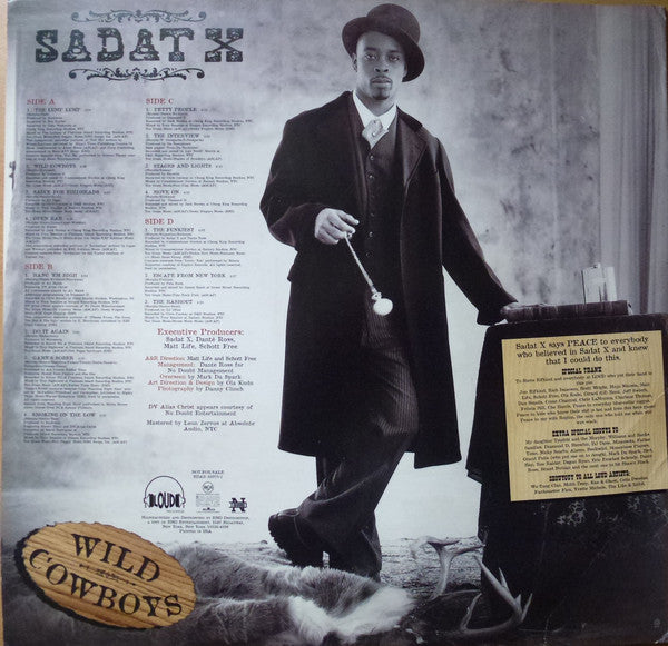 Sadat X : Wild Cowboys (Instrumentals) (2xLP, Promo)