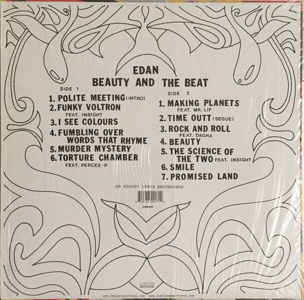 Edan : Beauty And The Beat (LP, Album)