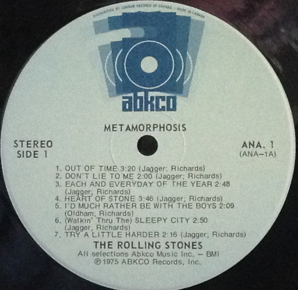 The Rolling Stones : Metamorphosis (LP, Comp)