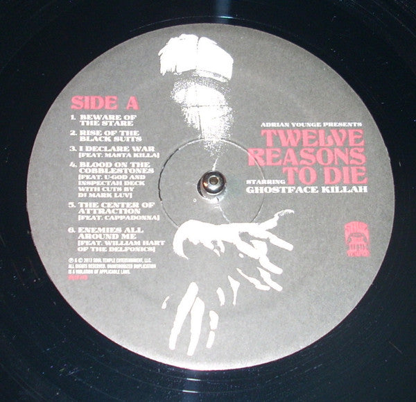 Ghostface Killah And Adrian Younge : Twelve Reasons To Die  (LP, Album)
