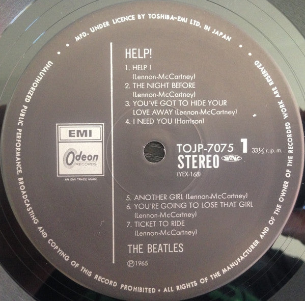 The Beatles : Help! (LP, Album, Ltd, RE, RM)