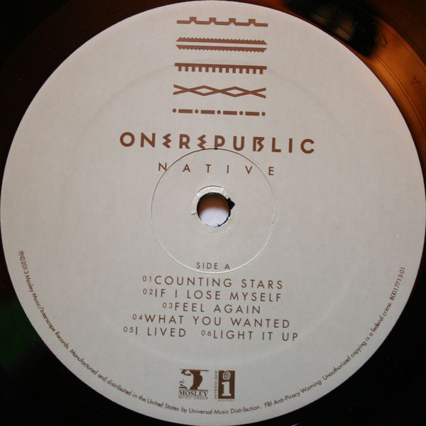 OneRepublic : Native (LP)