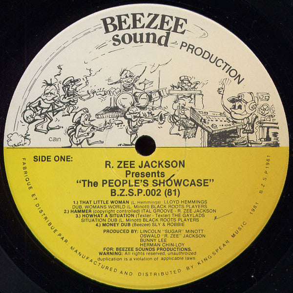 R. Zee Jackson : The People's Showcase (LP, Comp)
