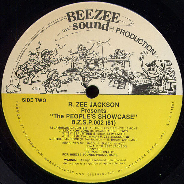R. Zee Jackson : The People's Showcase (LP, Comp)
