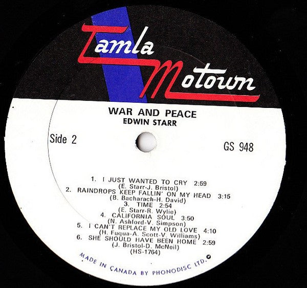 Edwin Starr : War And Peace (LP, Album)