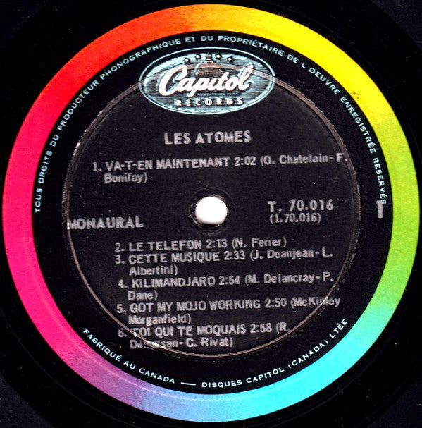 Les Atomes : Va T'En Maintenant (LP, Album, Mono)
