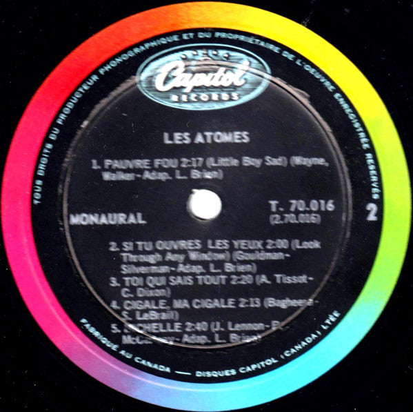 Les Atomes : Va T'En Maintenant (LP, Album, Mono)