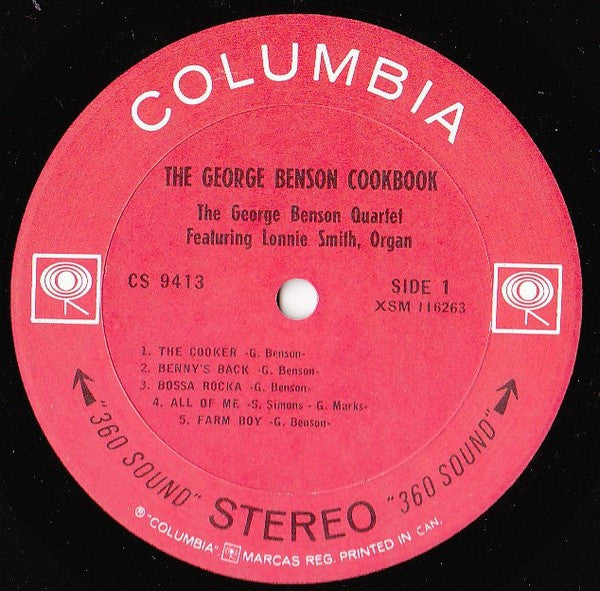 The George Benson Quartet Featuring Lonnie Smith : The George Benson Cookbook (LP, Album)