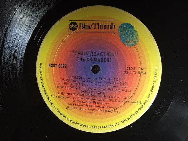 The Crusaders : Chain Reaction (LP, Album, Gat)