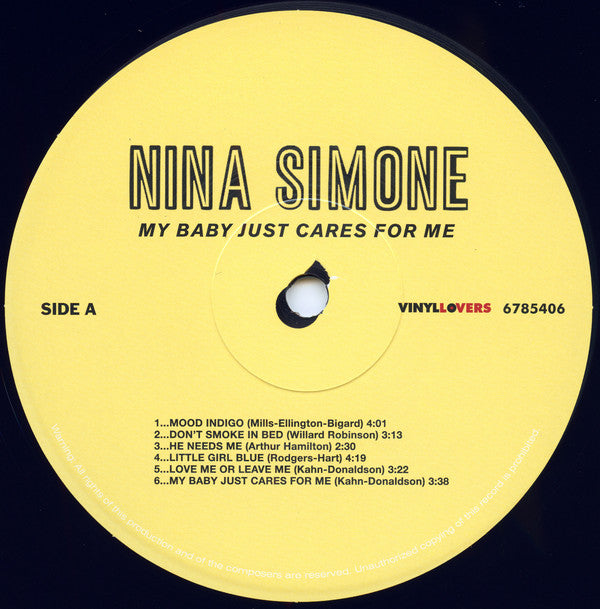 Nina Simone : My Baby Just Cares For Me (LP, Album, Ltd, RE, RM, 180)