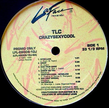 TLC : CrazySexyCool (LP, Album, Promo)