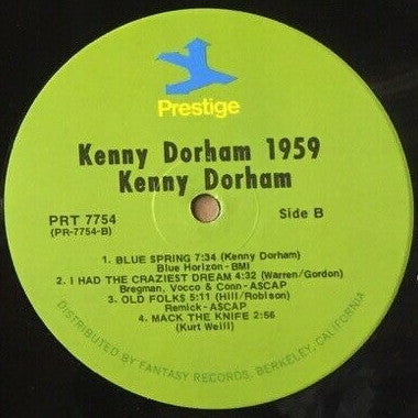 Kenny Dorham : Kenny Dorham/1959 (LP, Album, RE)