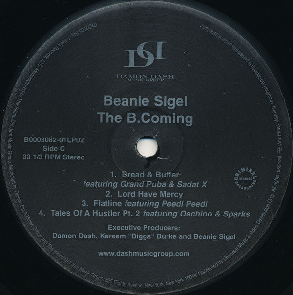 Beanie Sigel : The B.Coming (2xLP, Album)