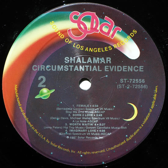 Shalamar : Circumstantial Evidence (LP, Album)