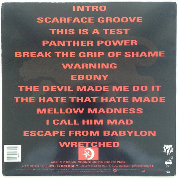 Paris (2) : The Devil Made Me Do It (LP, Album)