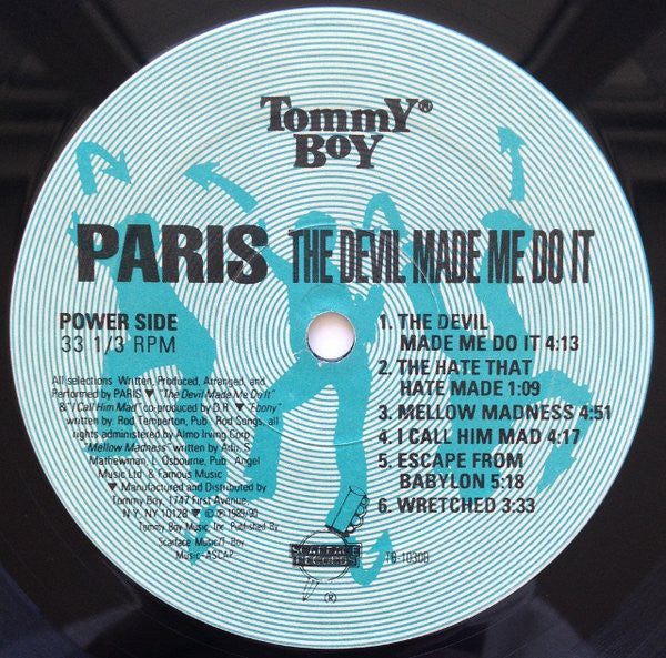 Paris (2) : The Devil Made Me Do It (LP, Album)