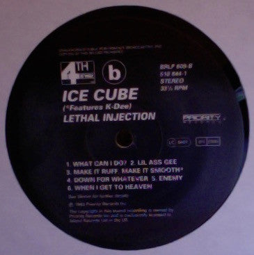 Ice Cube : Lethal Injection (LP, Album)