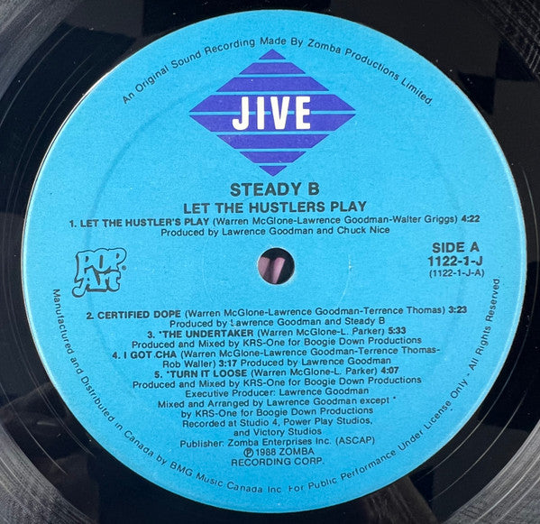 Steady B : Let The Hustlers Play (LP, Album)