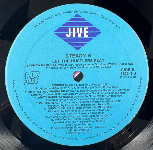 Steady B : Let The Hustlers Play (LP, Album)