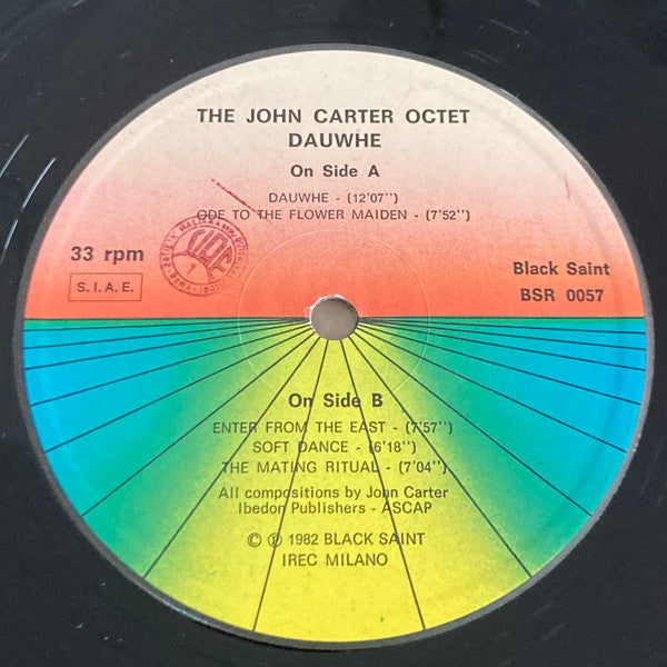 The John Carter Octet : Dauwhe (LP, Album)