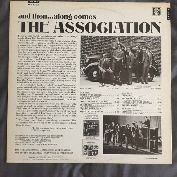 The Association (2) : And Then...Along Comes The Association (LP, Album, RE)