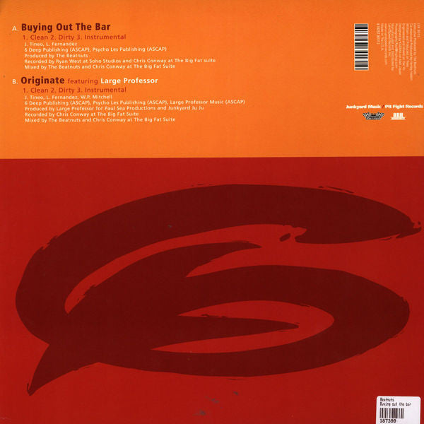The Beatnuts : Buying Out The Bar / Originate (12")