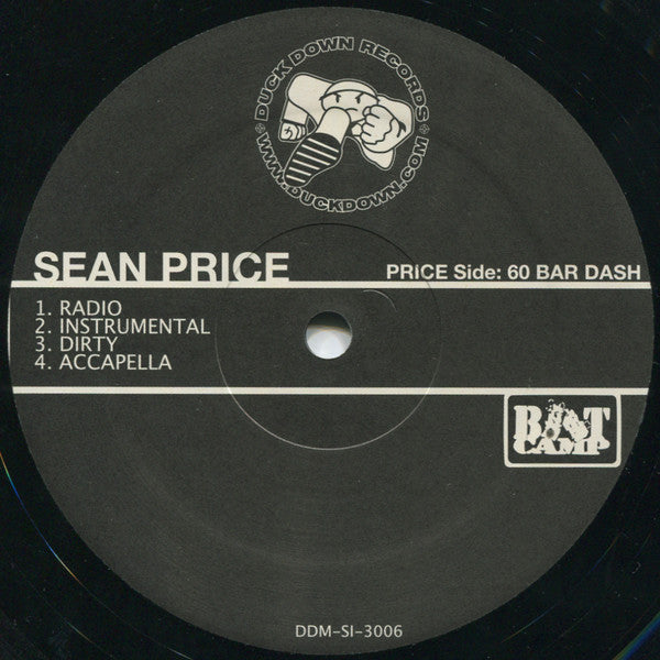 Sean Price : Boom Bye Yeah / 60 Bar Dash (12")