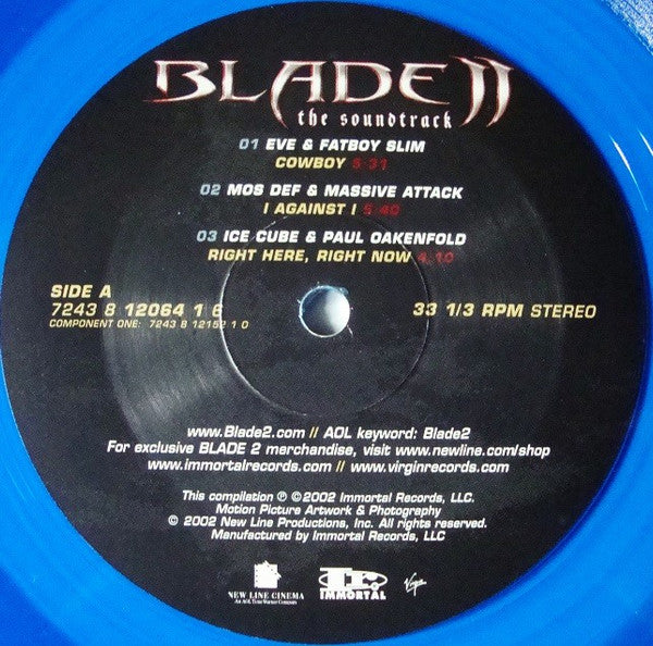 Various : Blade II - The Soundtrack (2xLP, Blu)