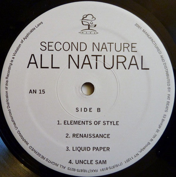 All Natural : Second Nature (2xLP, Album)