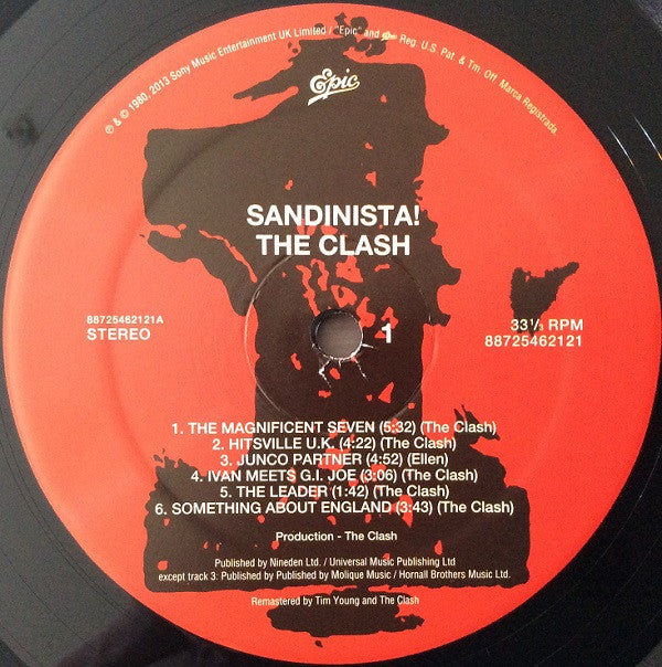 The Clash : Sandinista! (3xLP, Album, RE, RM, 180)