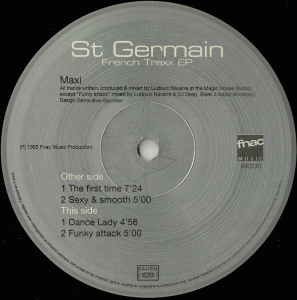 St Germain : French Traxx EP (12", EP)