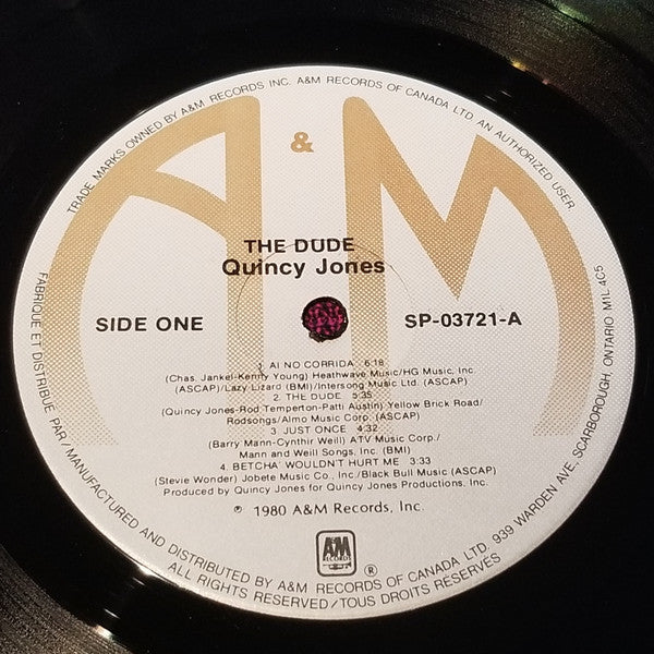Quincy Jones : The Dude (LP, Album)