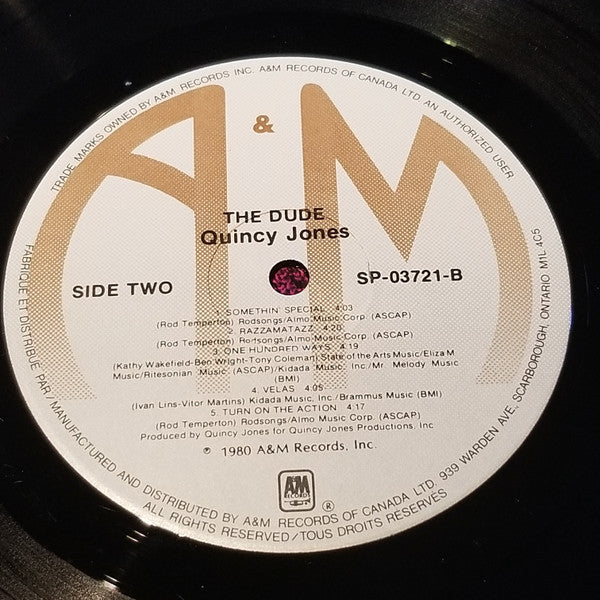 Quincy Jones : The Dude (LP, Album)