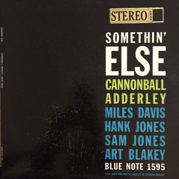 Cannonball Adderley : Somethin' Else (LP, Album, RP, NY )