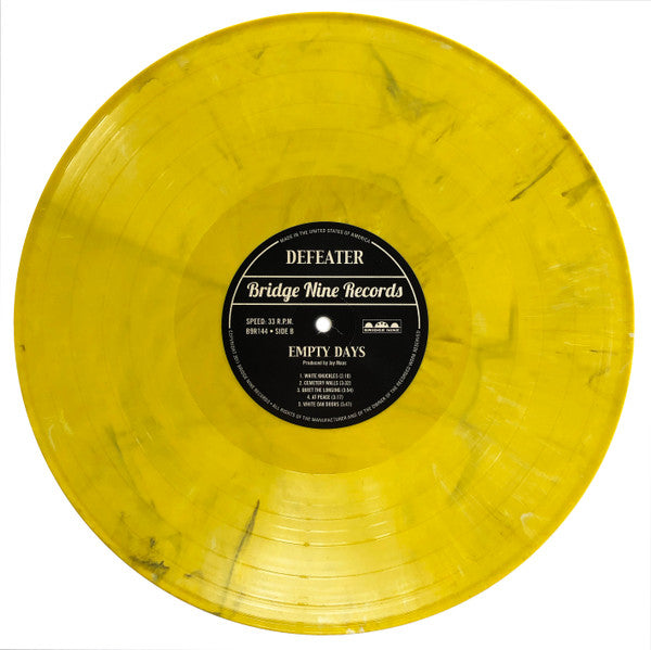 Defeater : Empty Days & Sleepless Nights (LP, Yel + LP, S/Sided, Etch, Yel + Album, Ltd)