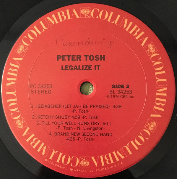 Peter Tosh : Legalize It (LP, Album)