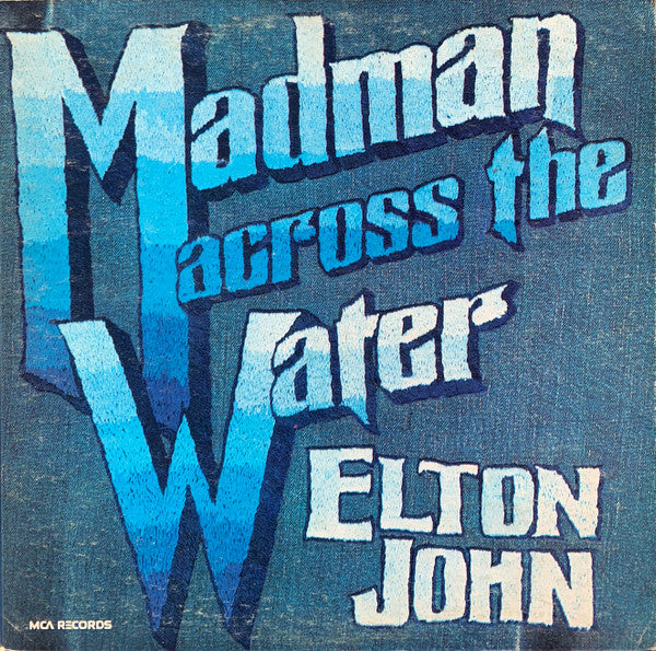 Elton John : Madman Across The Water (LP, Album, RE, Gat)