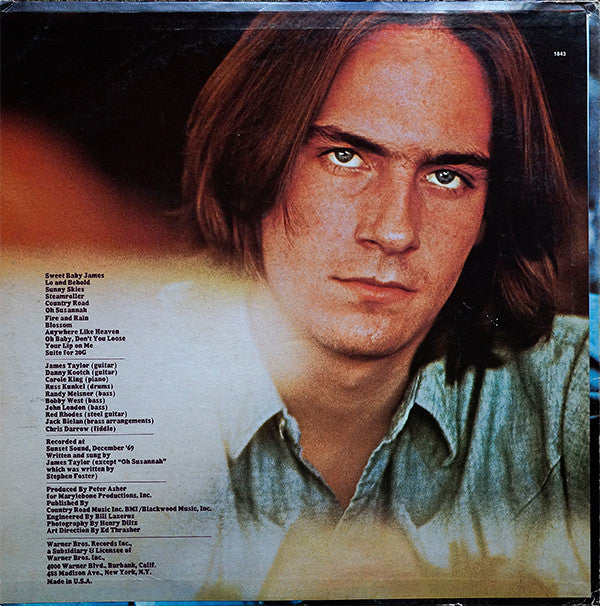 James Taylor (2) : Sweet Baby James (LP, Album, Club)