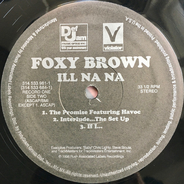 Foxy Brown : Ill Na Na (2xLP, Album)