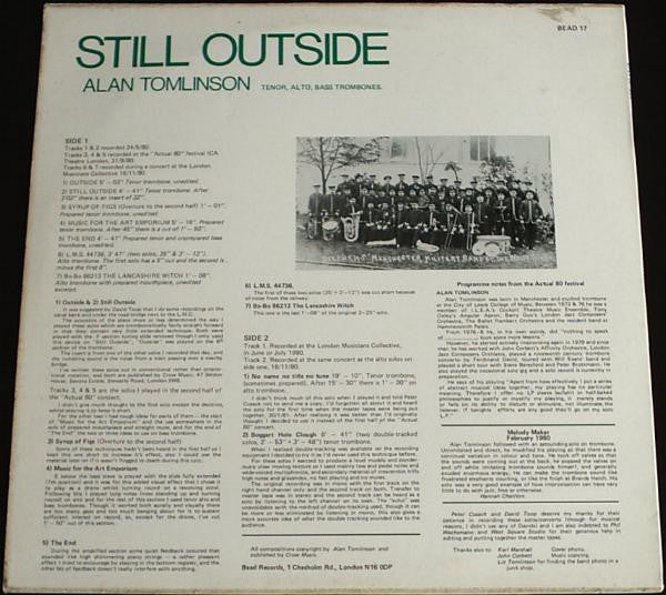 Alan Tomlinson : Still Outside (LP, Album)