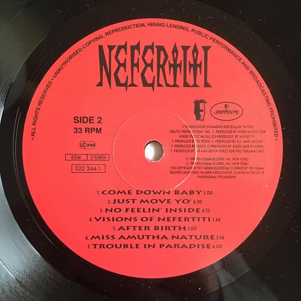 Nefertiti (2) : L.I.F.E. - (Living In Fear Of Extinction) (LP, Album)