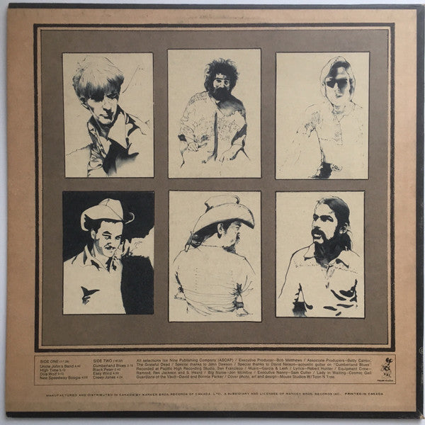 The Grateful Dead : Workingman's Dead (LP, Album)