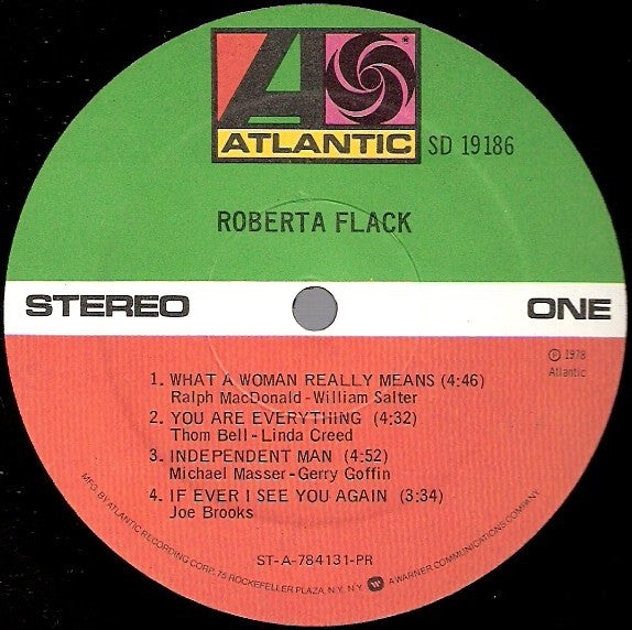 Roberta Flack : Roberta Flack (LP, Album, PR)