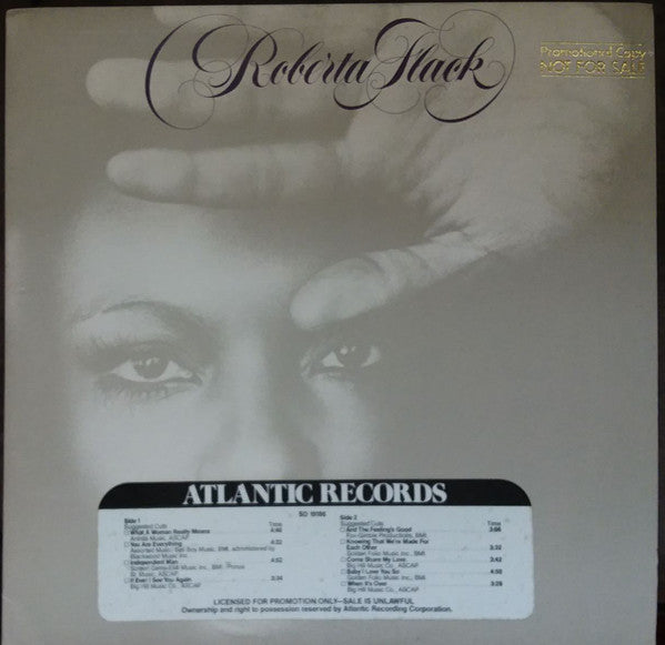 Roberta Flack : Roberta Flack (LP, Album, PR)