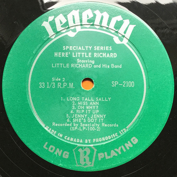 Little Richard : Here's Little Richard (LP, Album)