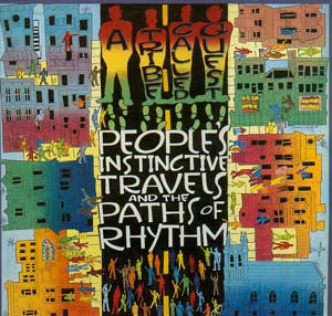 A Tribe Called Quest : People's Instinctive Travels And The Paths Of Rhythm (LP, Album)