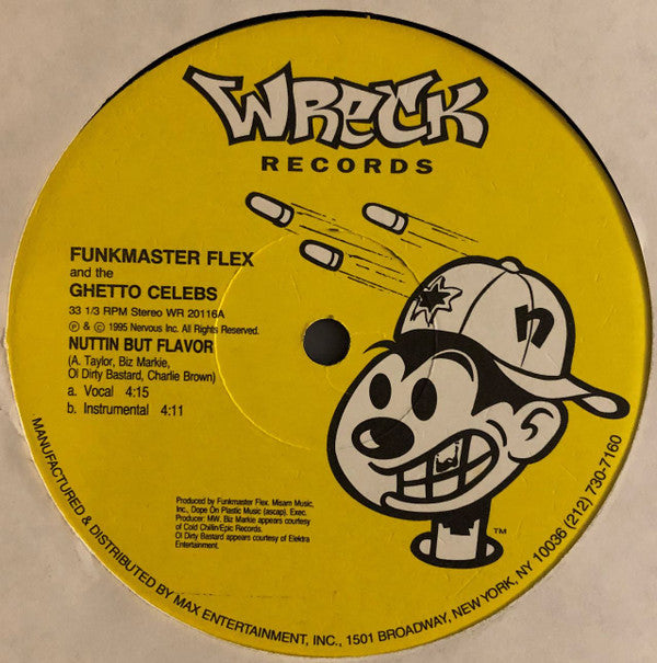 Funkmaster Flex & The Ghetto Celebs : Nuttin But Flavor (12")