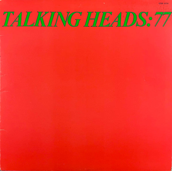 Talking Heads : Talking Heads: 77 (LP, Album, RE, Don)
